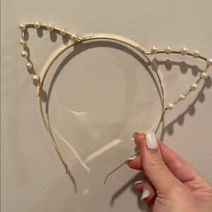 Pearl Cat Ear Headband